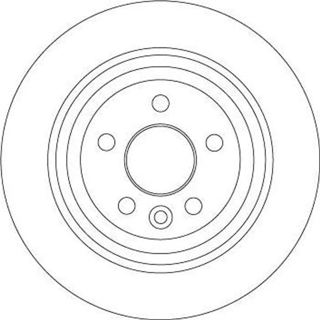 Disque de frein haute teneur en carbone TRW DF6913 OE LR039935 Durable
