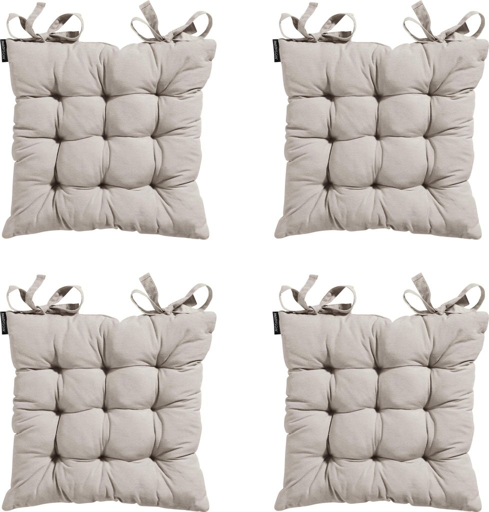 Madison Panama Sitzkissen – Beige – 46 x 46 x 8 cm – Produktbild 