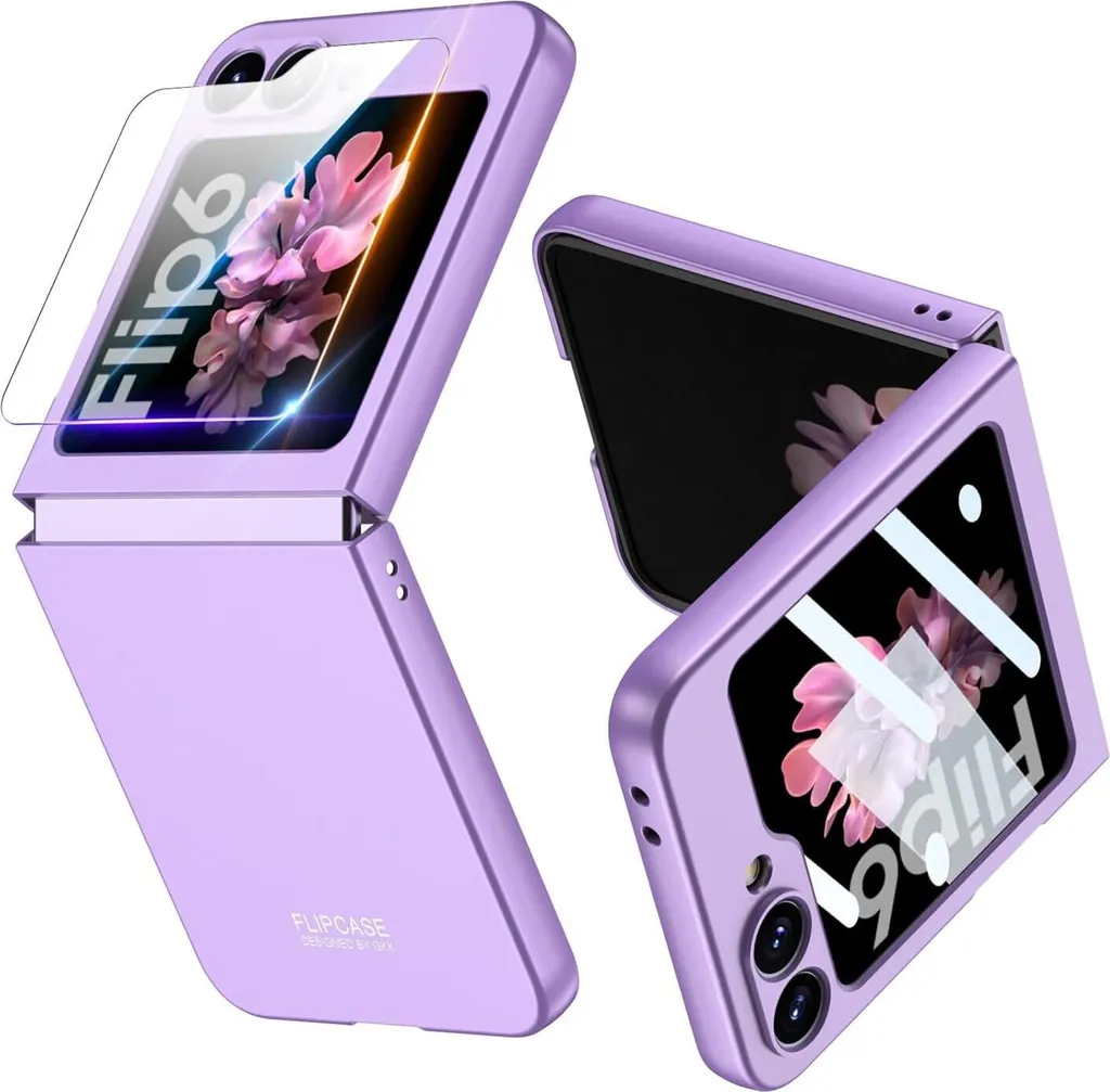 Offerta Custodia Samsung Galaxy Z Flip 6 Viola + Pellicola Gratis