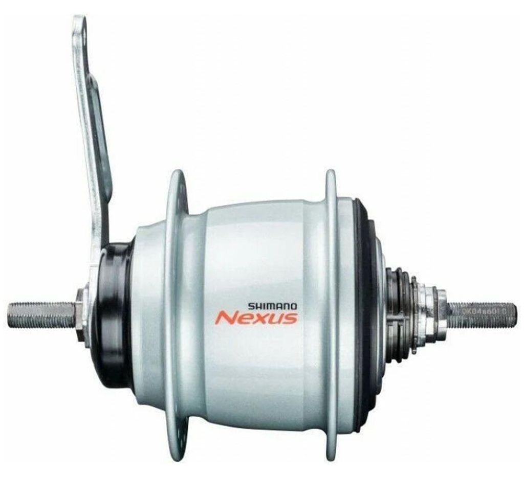 Shimano Nexus SG-C6001-8C 8 Gang Getriebenabe E-Bike Fahrrad Inter 8 Schaltungsnabe Cityrad Tourenrad mit Rücktrittbremse, Farbe:silber, Größe:E...