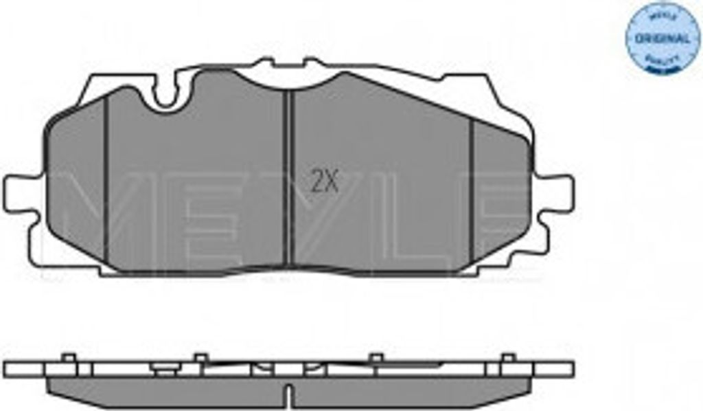 MEYLE 025 258 6117 - OE 4K0 698 151 Bremsbelagsatz für A4 8W, A5 F5, A6 4A, A7 4K, A8 4N, E-Tron GEN, E-Tron GEA, Q3 F3B, Q3 F3, Q5 FY, Q7 4M, Q8 ...