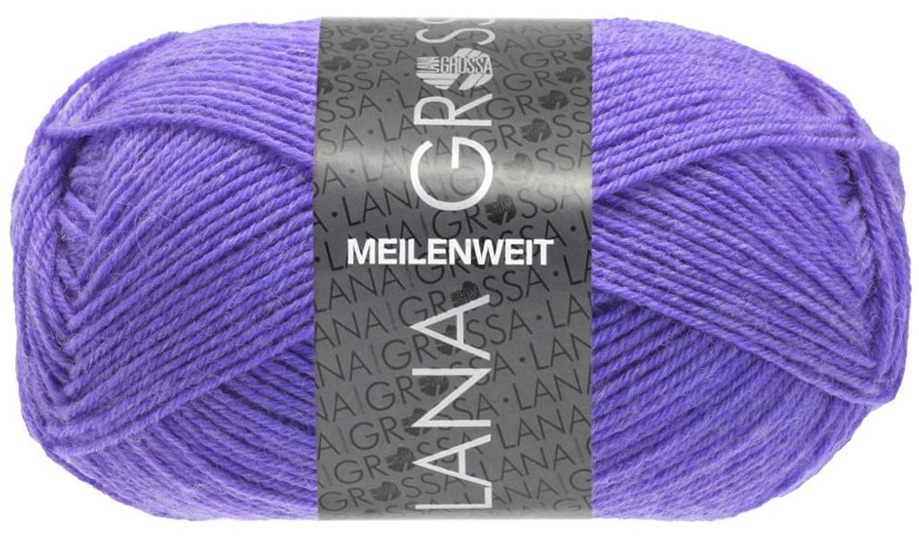 Lana Grossa - Meilenweit 4-fach 50g 1399 neonlila Produktbild 
