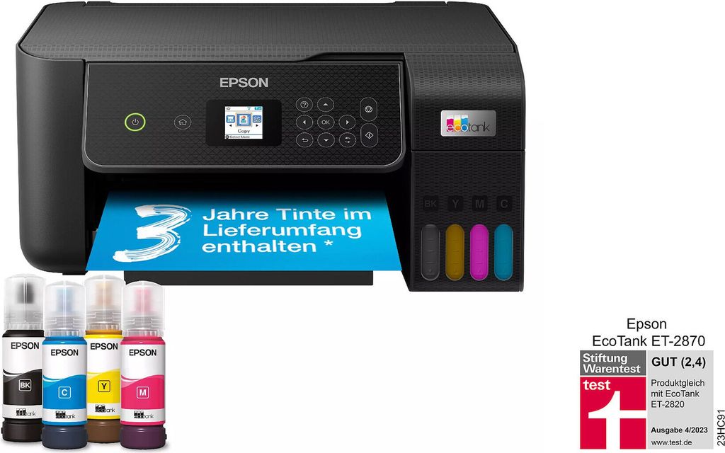 EPSON EcoTank ET-2870 3 in 1 Produktbild