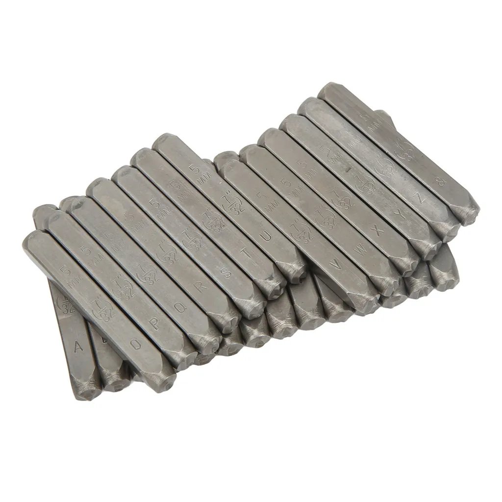 Set Punzoni per Metallo 6mm | Marcatura Industriale Acciaio e Ferro