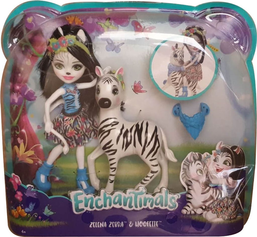 Enchantimals Zebra Zelena a Hoofette tematický balíček, Obrázek produktu 