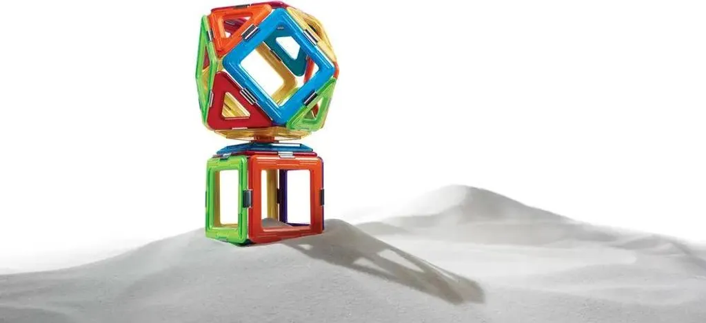Jeu de Construction Magnétique Educatif Solar Spinner GeoSmart 23 pcs - 12