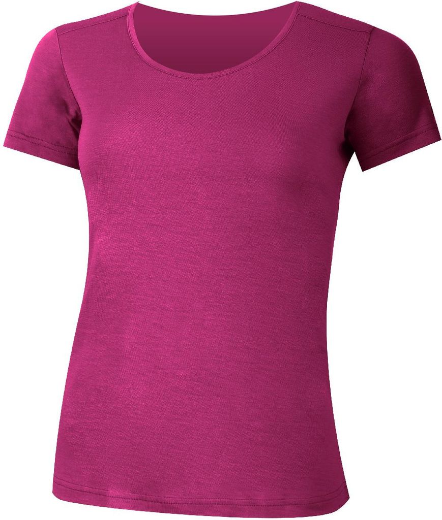 IRENA Damen Merinowoll-Kurzarm-T-Shirt