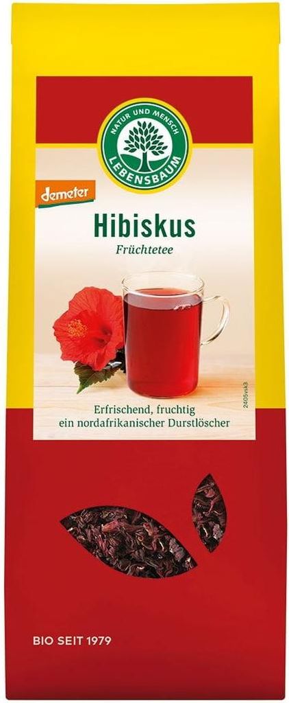 HERBATKA HIBISKUS DEMETER BIO 50 g - LEBENSBAUM