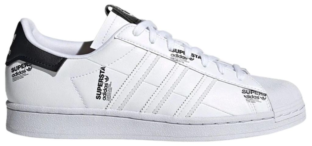 Adidas Superstar Herrenschuhe weiße Sportsneaker 46