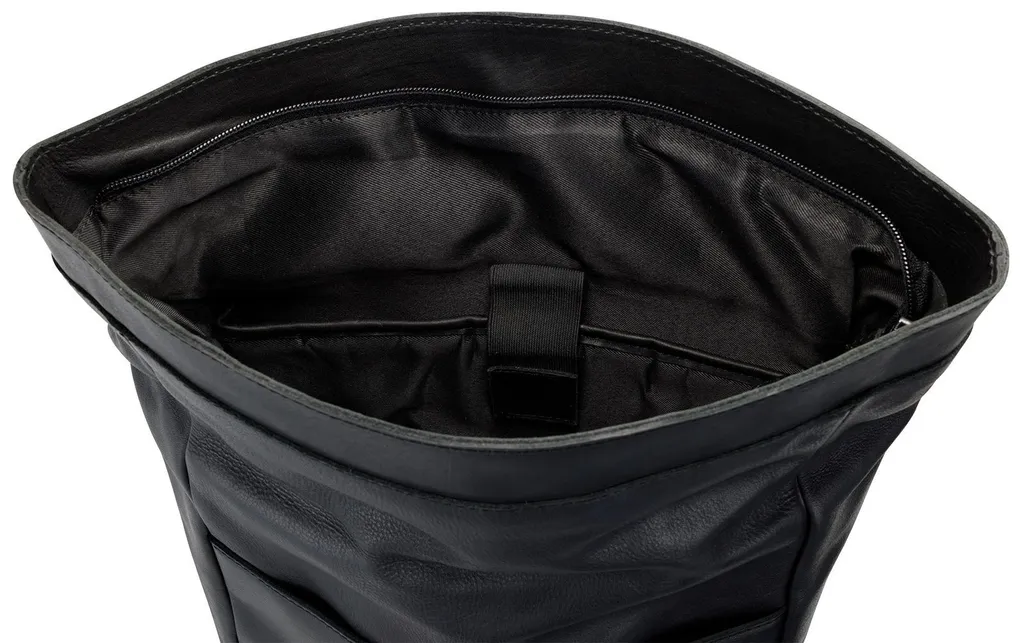 Sac à dos ordinateur imperméable avec compartiment matelassé Noir