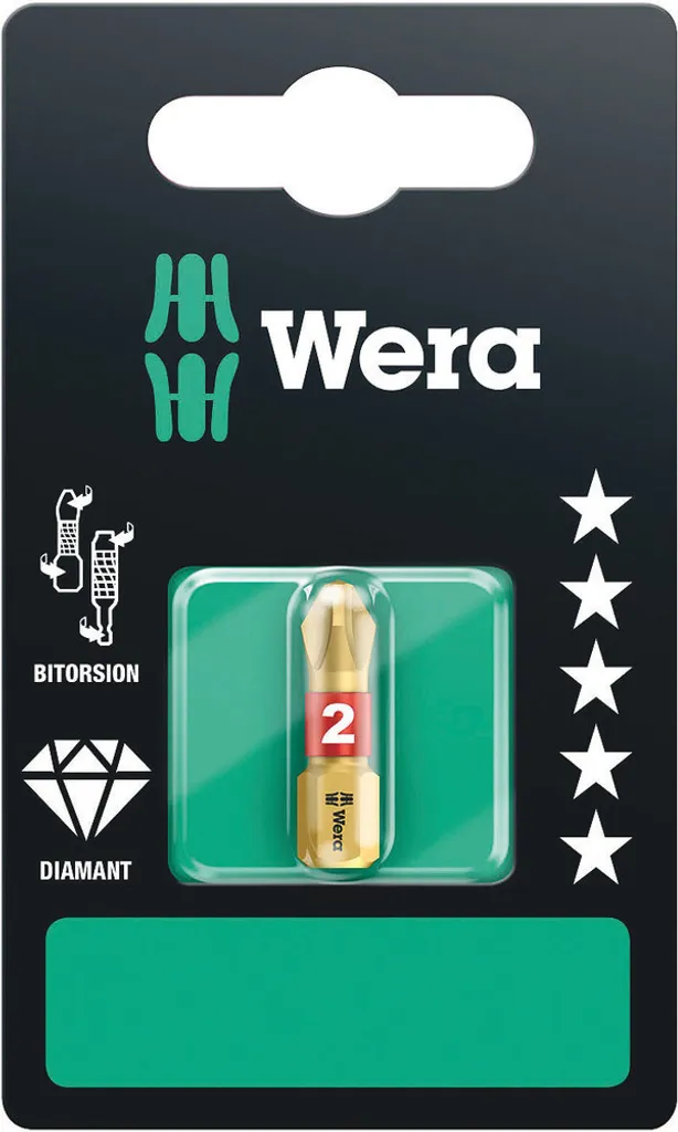 Wera 851/1 BDC SB PH3 Bit Diamantato 25mm 05073334001 Prezzo