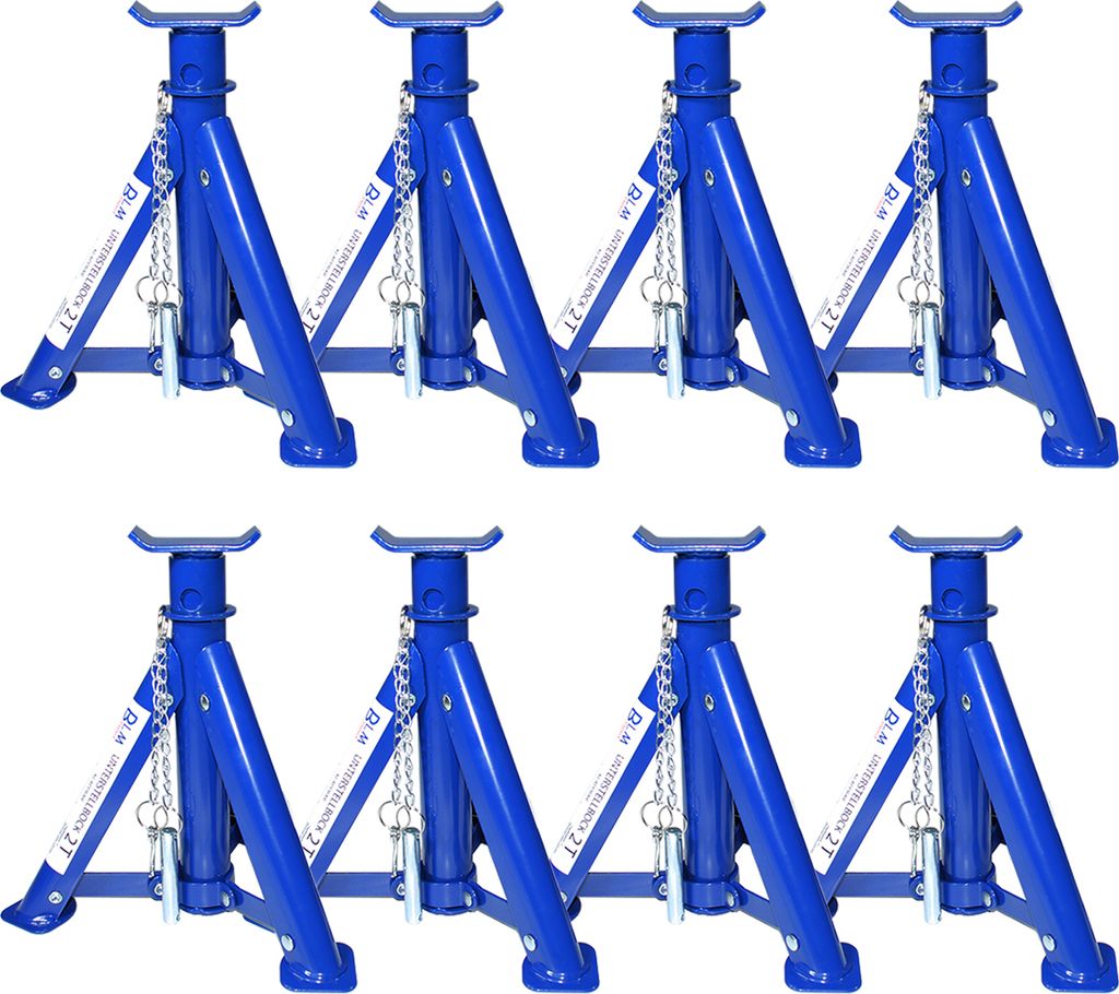 Unterstellbock Abstellböcke Wagenheber Stützbock 2T klappbar Stützen 8x 2000 kg