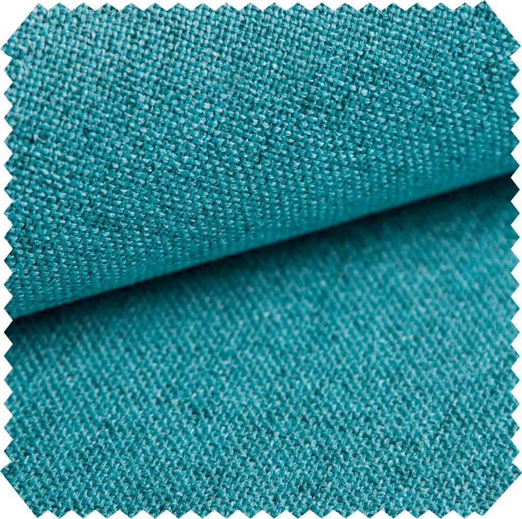 novely AUEN Premium Möbelstoff - Robuster Webstoff - Fein Gewebter Polsterstoff - Pflegeleichte Meterware 1lfm - Farbe: 12 Türkis Blau