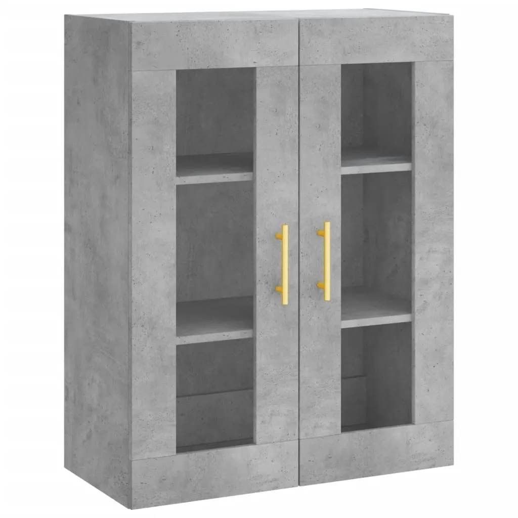 SYFAX™ Mobile a Parete Grigio Cemento 69,5x34x90 cm
