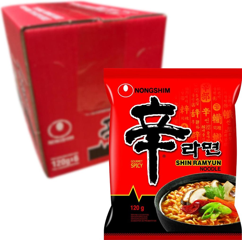 NS Instantnudeln Shin Ramyun scharf 120g*20 Produktbild 