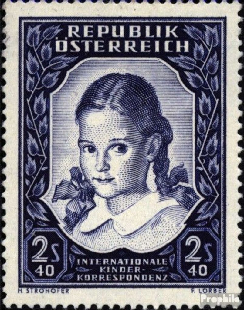 Briefmarken Österreich 1952 Mi 976 (kompl.Ausg.) gestempelt Schulkinder
