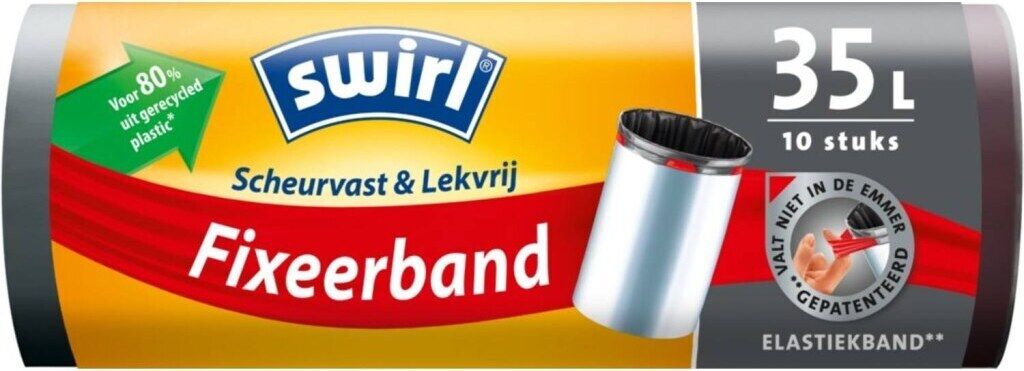 swirl® Müllbeutel Reißfest & Dicht 4629 35,0 l schwarz, 10 Produktbild 11