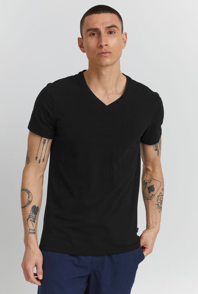 CASUAL FRIDAY CFLincoln v-neck t-shirt Herren T-Shirt Kurzarm Shirt mit V-Ausschnitt Slim Fit