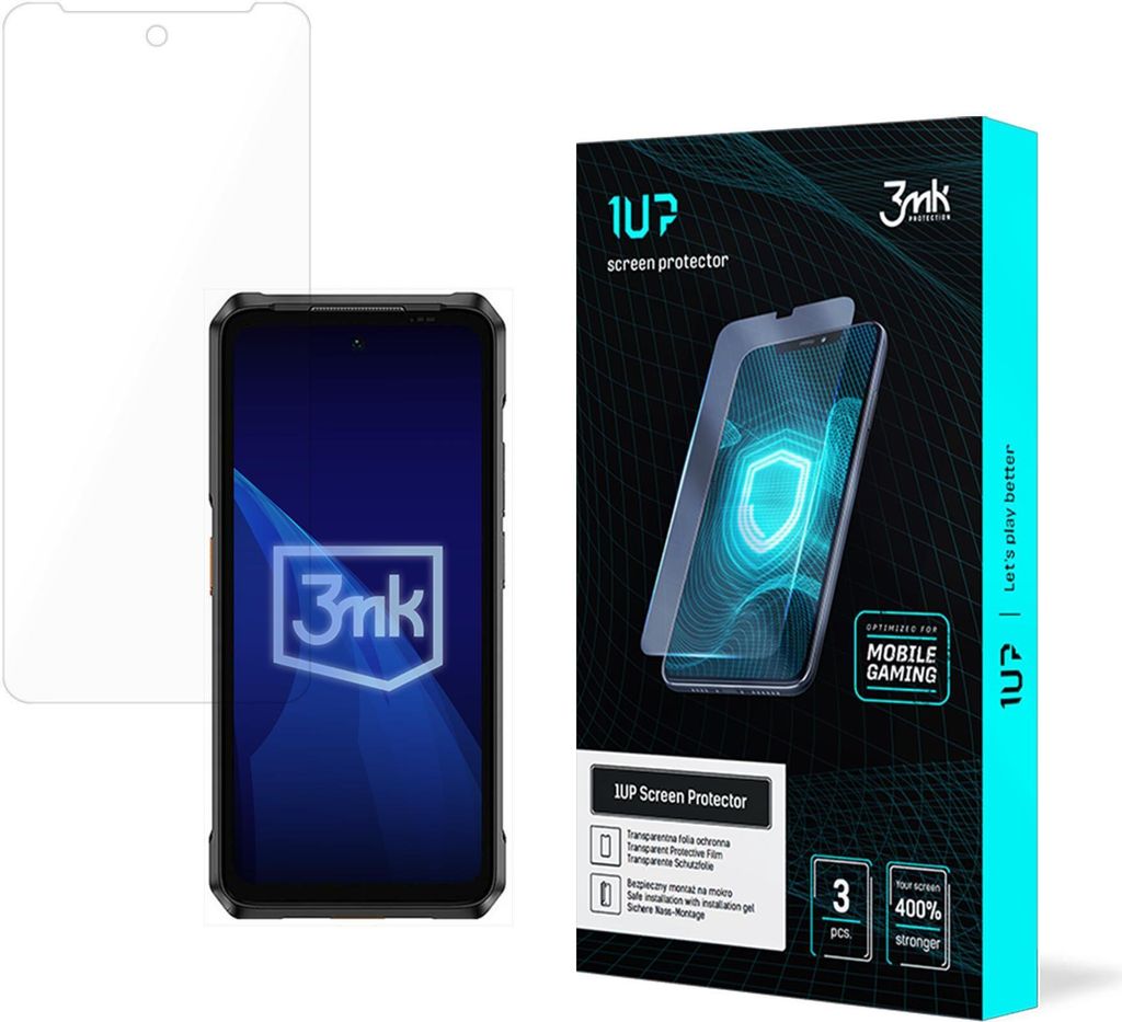 3mk Display Schutzfolie 1UP für Ulefone Armor 26 Ultra transparent Gaming (3 Stück)