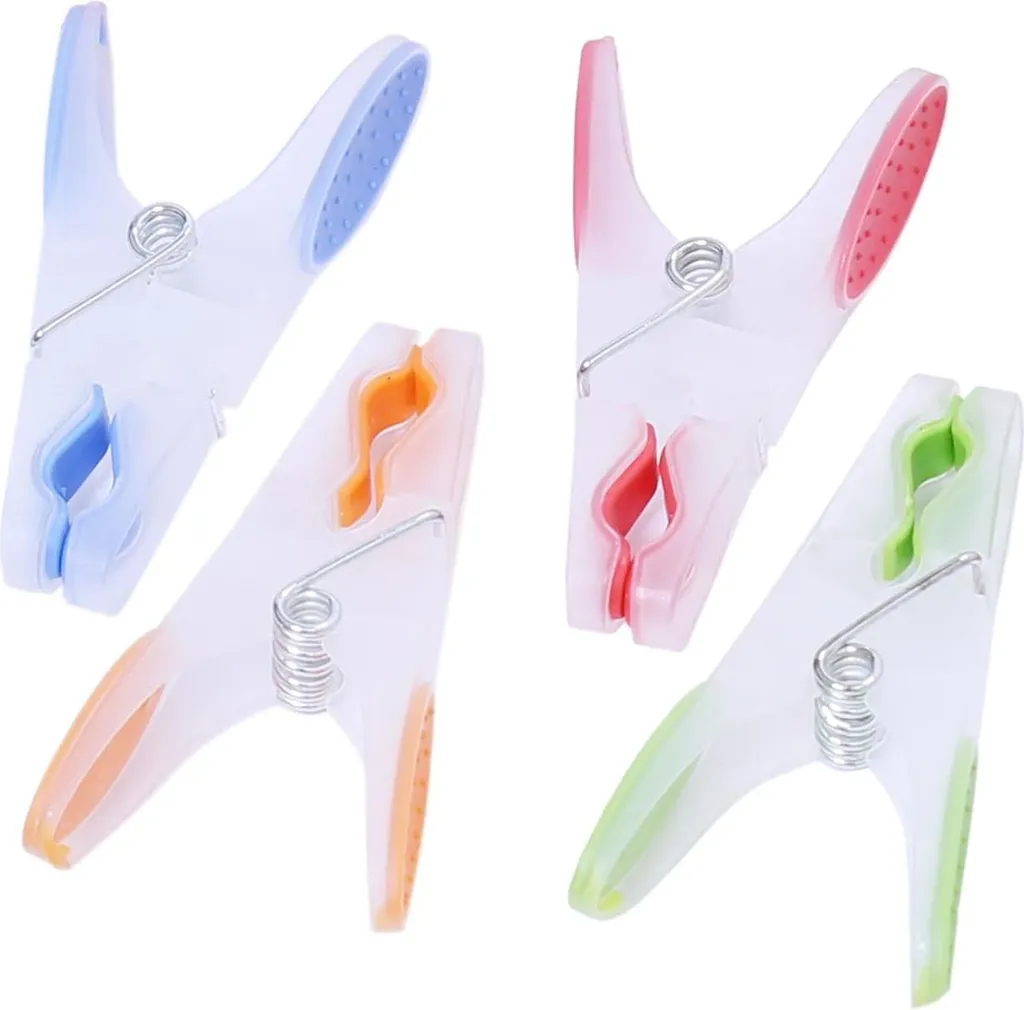 Allecto Plus Set de 72 Pinces à Linge Extra Larges Clips à Haute Résistance - 2