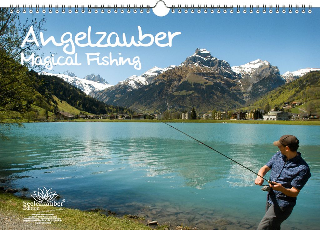 Angelzauber DIN A3 Kalender - Immerwährender Kalender angeln und fischen - Seelenzauber