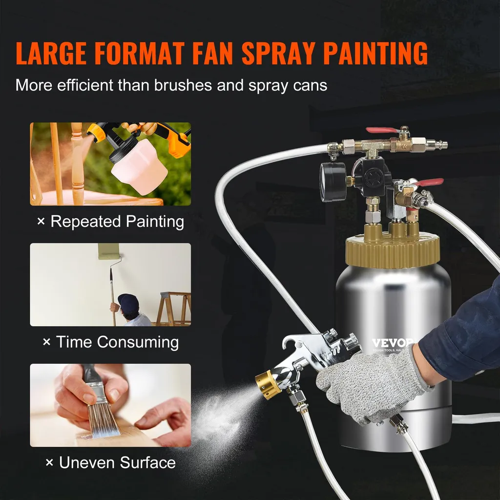 Pot d'encre pressurisé 2L à pression ajustable pour marquage industriel - 3