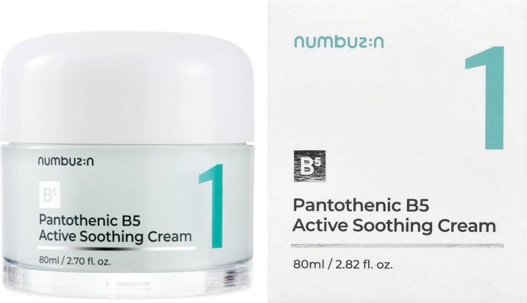 Numbuzin No.1 Pantothenic B5 Active Soothing Cream 80 ml - Zdjęcie produktu 