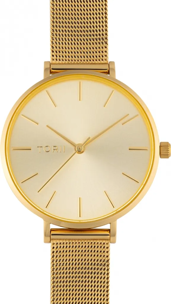 Montre Femme Dorée TORII - Accessoire Idéal Soirée et Travail Chic