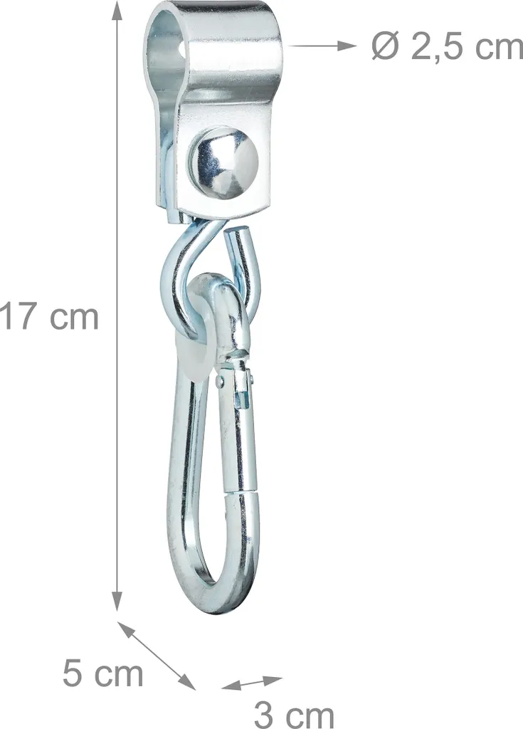 Ganci per altalena M12 x 250 mm | Wovar