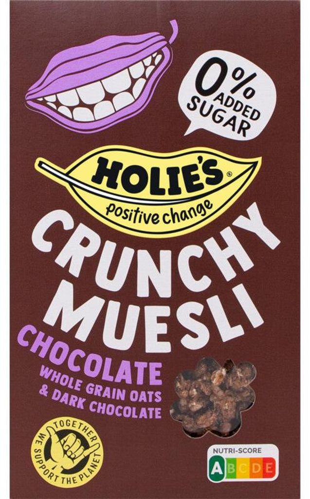 Holie's Crunchy Muesli Chocolate 400g – Muesli croccante al Immagine del prodotto 