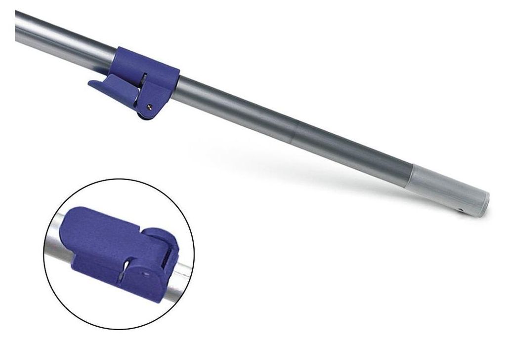 Nölle Profi Brush Teleskop-Mopstiel Aluminium, max. 150 cm, Ø 25/22 mm | 1 Stück