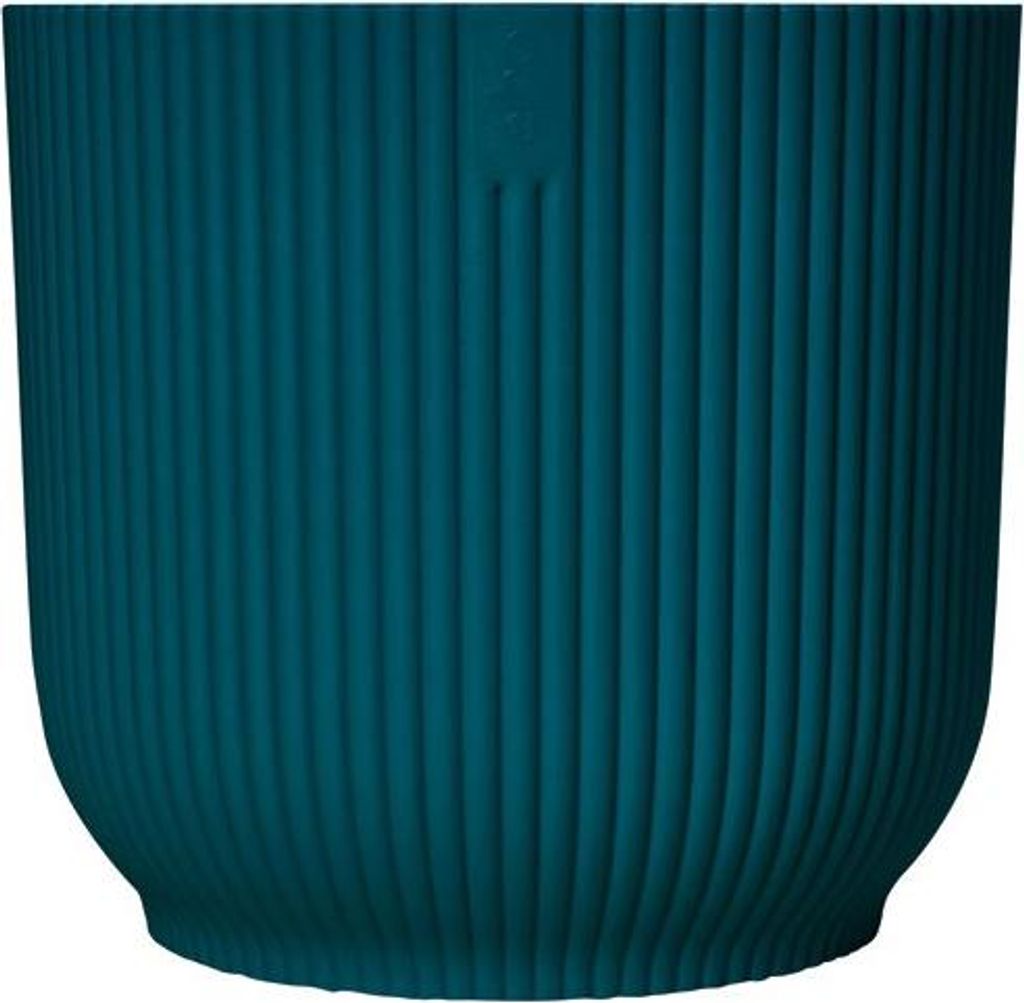 Pot Elho Vibes Fold Bleu D.22cm Design Plissé, Durable - Image du produit 