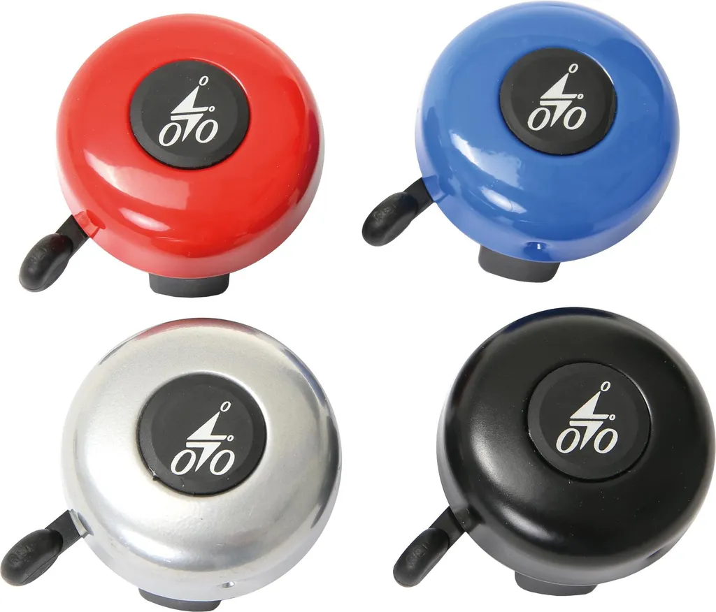 Cloches de vélo Reich Sport A. multicolores - Lot de 10 sonnettes vélo