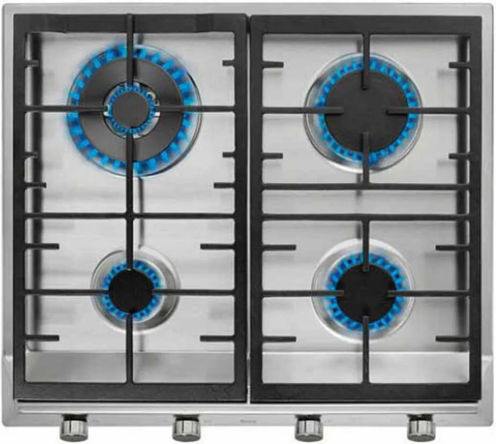 Gazinière Teka 112610042 Argent 4 feux - Idéale pour cuisiner en famille
