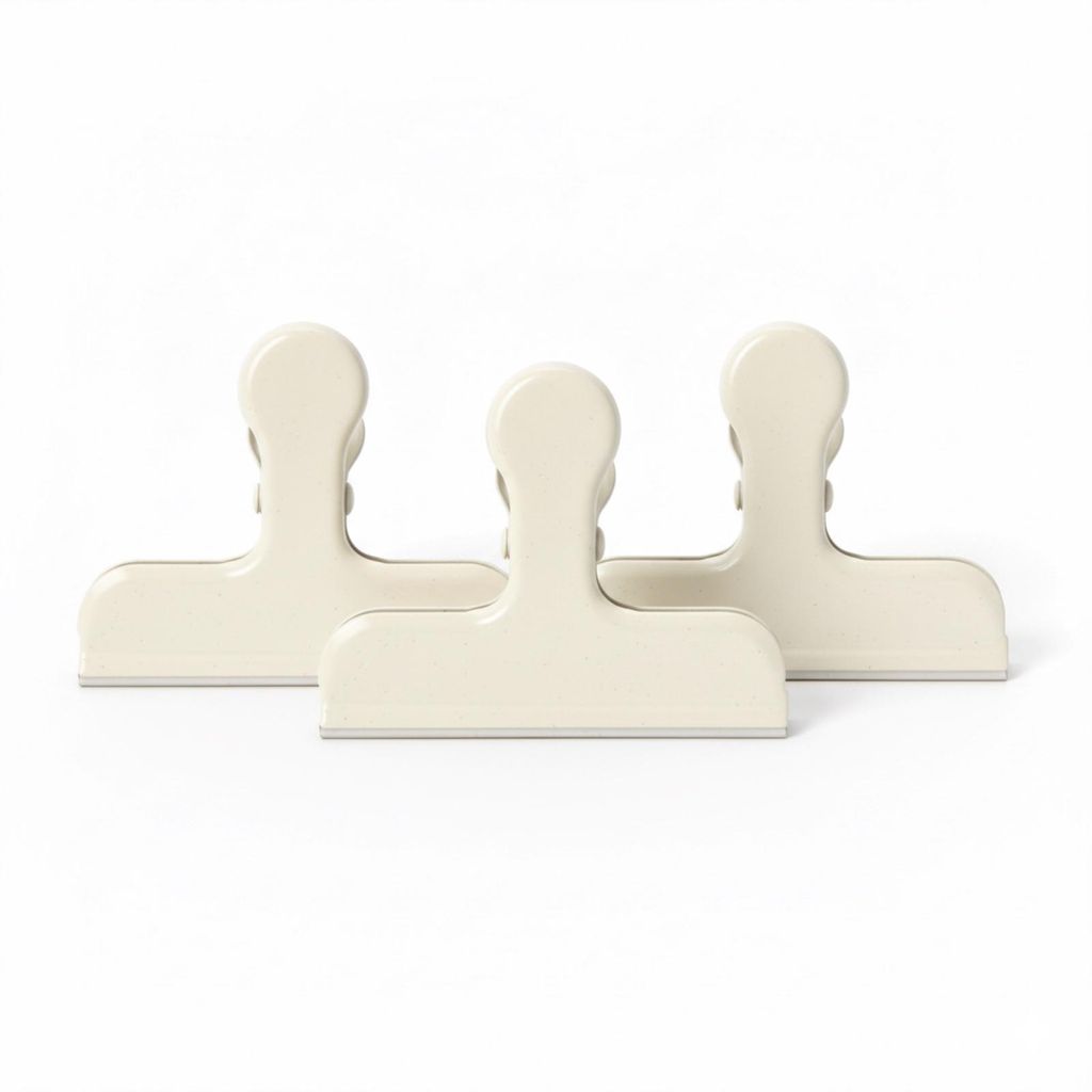 3er Set Verschlussclip Frischhalteclip Metall Produktbild 