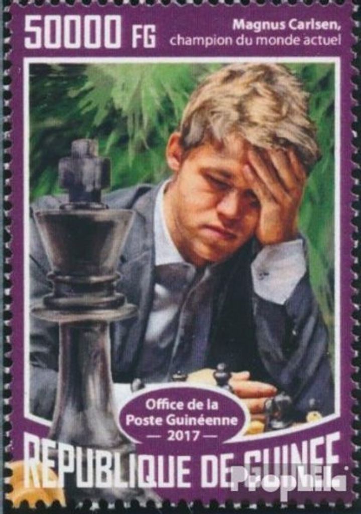Briefmarken Guinea 2017 Mi 12480 (kompl. Ausgabe) postfrisch Schach