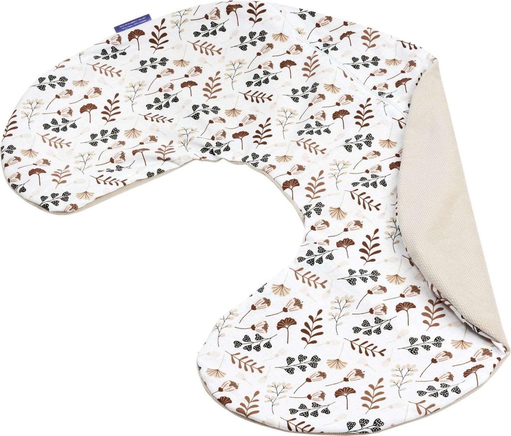 Boho Garden & Ecru Velvet Kissenbezug für Stillkissen