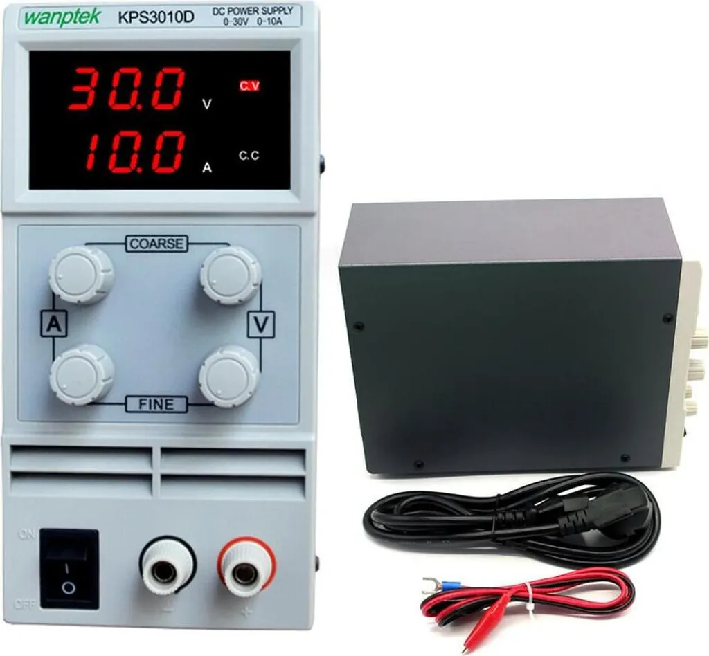 Alimentation à courant continu régulée 30V 10A pour banc de test de labo - 2