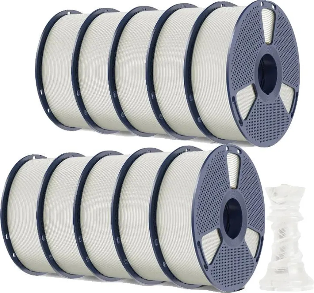 Consommable PLA+ transparent 1.75mm : recharge haute précision pour 3D