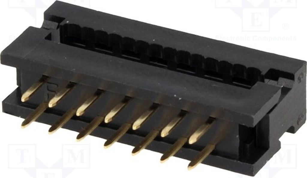 2x -Adapter für Flachkabel 1A DS1018-142BX -Steckverbinder PIN: 14 ,THT 1,27mm
