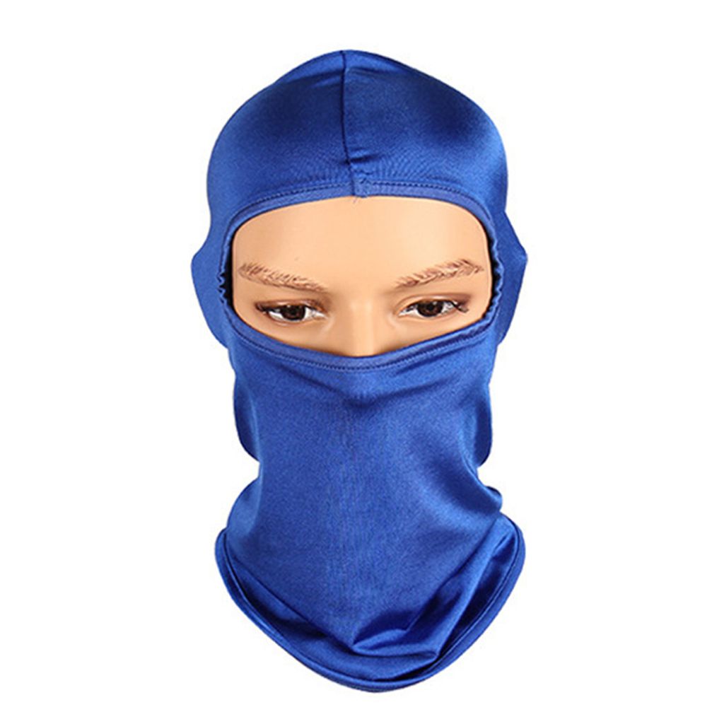 Unisex Outdoor Radfahren winddichter UV-Schutz Schal Halswärmer Vollgesichtsmaske-Blau