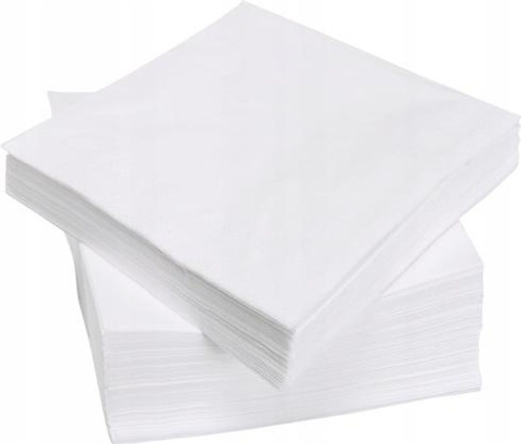Servetten "ROYAL Collection", 1/4-vouw, 40 cm x 40 cm, wit, Productafbeelding 