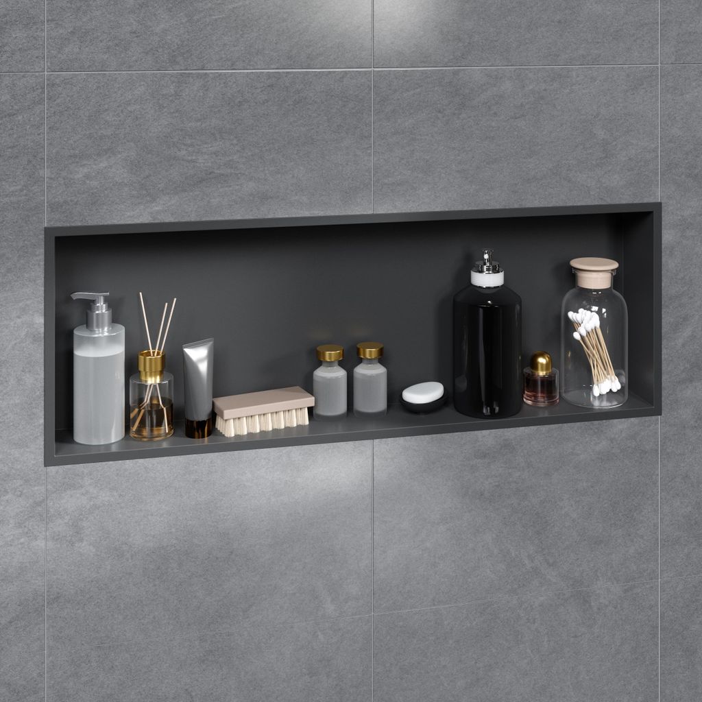 VILSTEIN Duschnische 30x90 cm | Aufputz | Wandnische Produktbild 