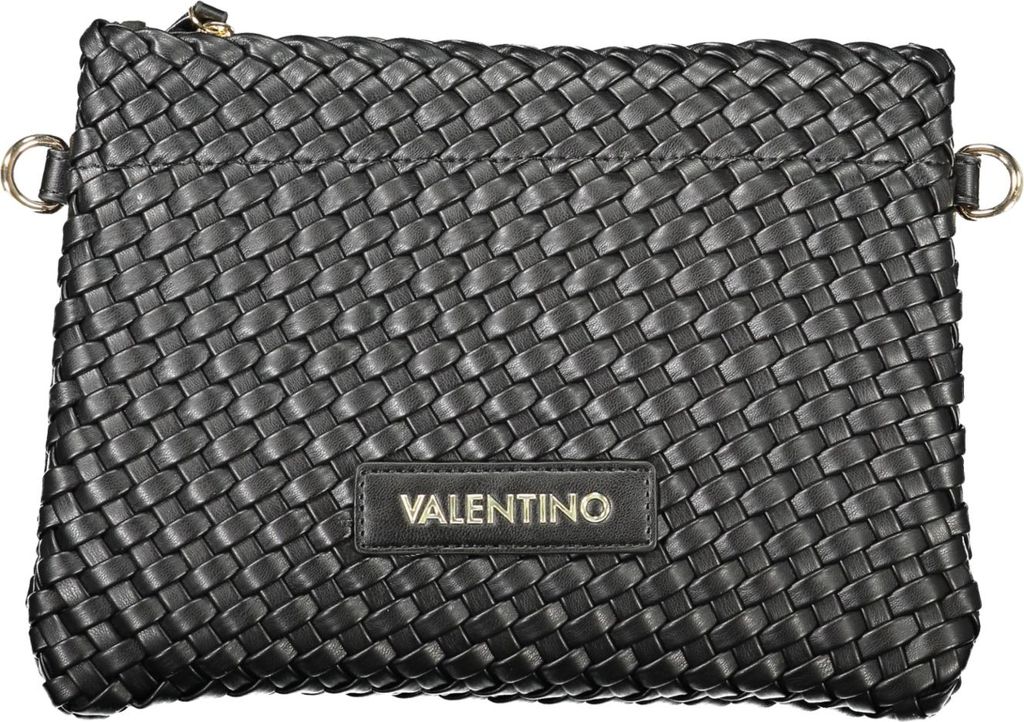 Elegante Damen Umhängetasche Schwarz mit Kontrastdetails Produktbild 