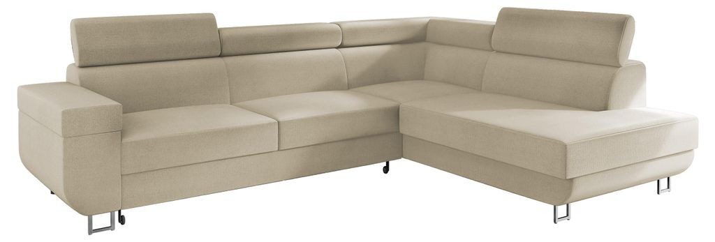 MIRJAN24 Ecksofa Fonti, Eckcouch mit Schlaffunktion und Produktbild 