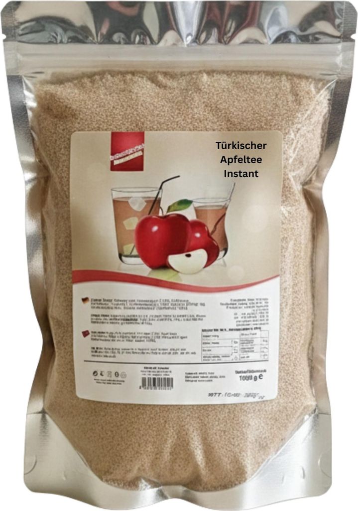 Türkischer Apfeltee Pulver »roter Apfel« 1 kg Beutel Produktbild 