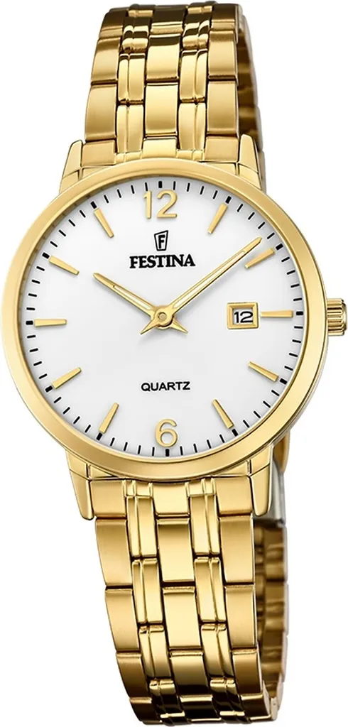 Festina Classics F20514/2 Donna - Orologio Oro 30mm Acciaio