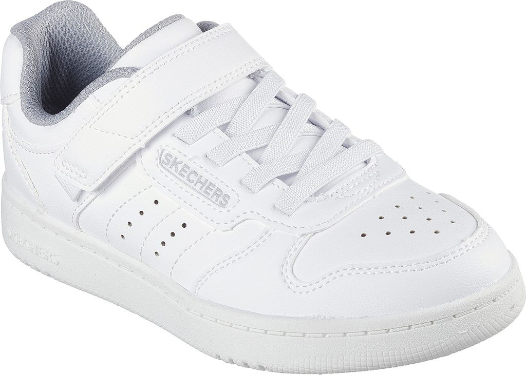 Skechers Quick Street white Klett Sneaker Weiß in Gr. 38