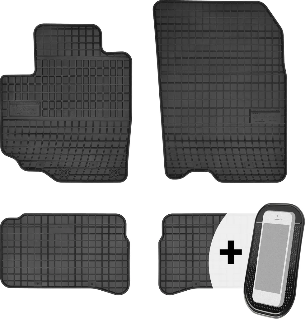 Tappetini in gomma per auto Tappetini per auto con montaggio preciso Set di 4 pezzi - adatto per Suzuki Vitara 2014-2018