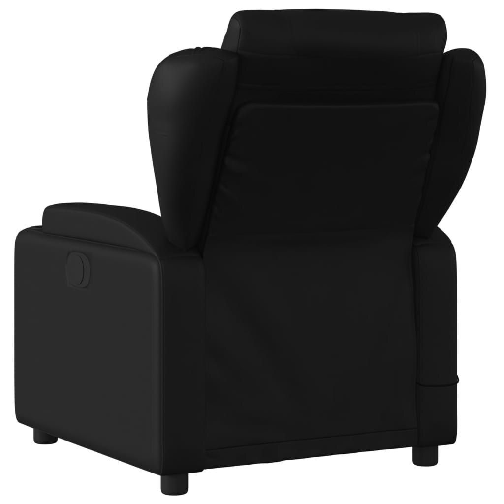 Masážní křeslo černá Imitace kůže Obrázek produktu 4